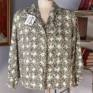 1960’s Patterned Button Up
